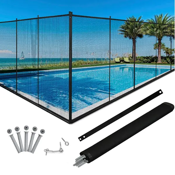 360x125 cm Poolzaun Kindersicher, Poolschutzzaun…