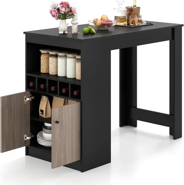Bartisch Küche, Küchentheke mit Stauraum, Esszimmertisch…