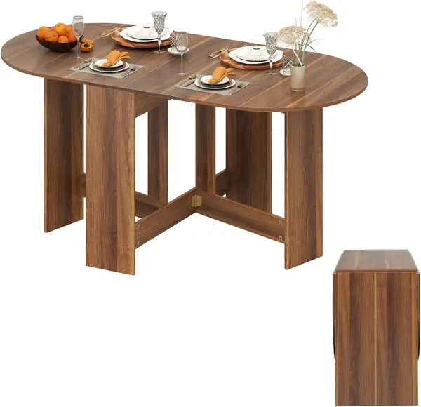 Esstisch klappbar, Klapptisch Küchentisch aus Holz…