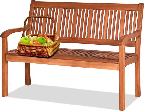 Gartenbank Holz, Holzbank Outdoor Sitzbank Garten 2…