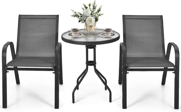 Gartenmöbel Set, Balkonmöbel Kleiner Balkon, Bistrotisch…