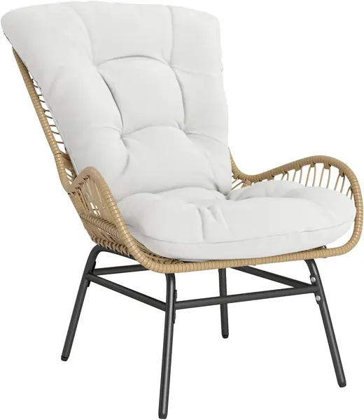 Gartensessel Rattansessel, Gartenstuhl Loungesessel…