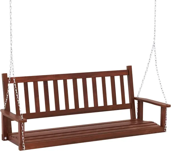 Hängeschaukel aus Holz, für 2/3 Personen, mit…
