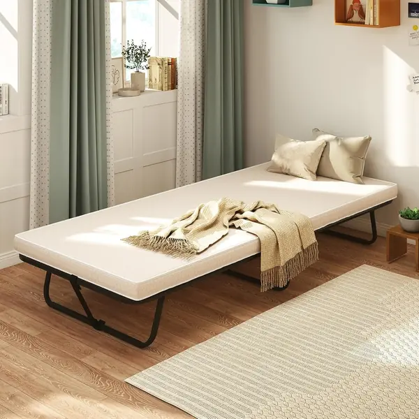 Klappbett 80 x 190 cm Erwachsene, Gästebett Klappbar…