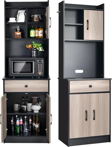 Küchenschrank Buffetschrank Küche, Mehrzweckschrank 60cm…