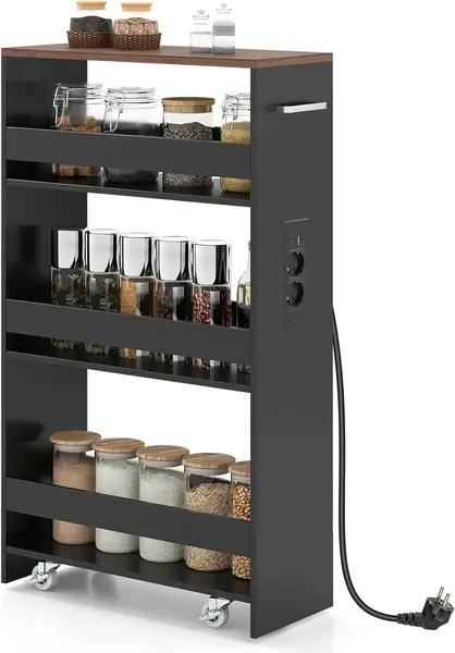 Nischenregal 20 cm Breit, Nischenschrank Küche mit…