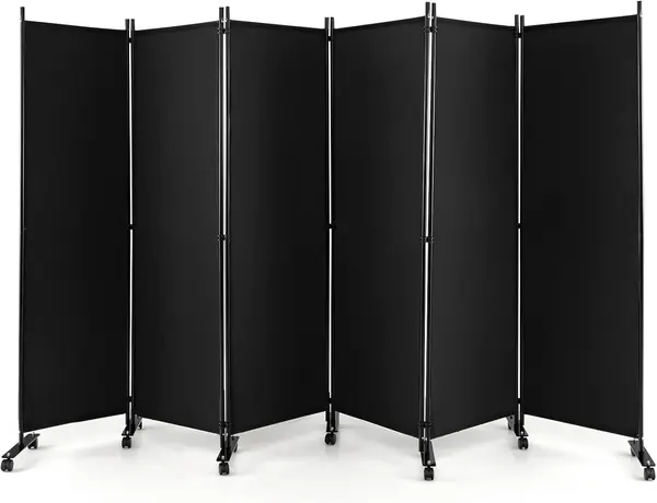 Paravent Raumteiler mit Rollen Raumtrenner Spanische Wand…