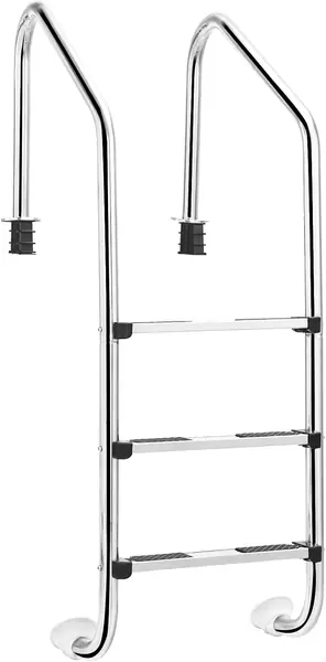 Poolleiter Edelstahl 3 Stufen, Schwimmbadleiter…