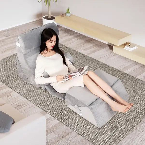 Set mit 7 Lesekissen für Sofa und Bett, orthopädisches…