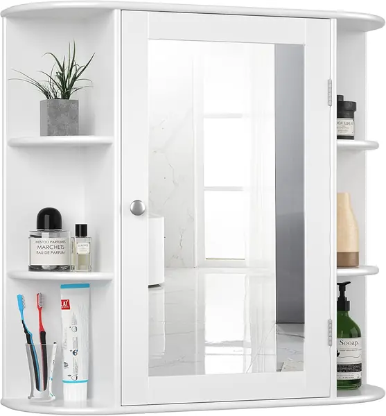 Spiegelschrank Bad, Hängeschrank mit Spiegel…