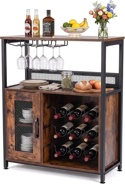 Weinschrank Barschrank Industrial, Weinbarschrank mit…
