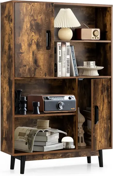 Wohnzimmerschrank Bücherschrank, Bücherregal Standregal 2…